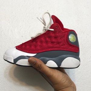 Red, gray and white toddler Jordan’s